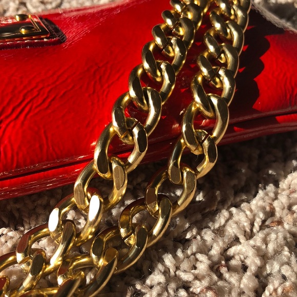 Italian Vintage 1964 Red Leather Handbag - Picture 9 of 16